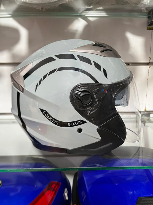 casque pista gris mat