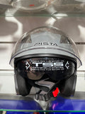casque pista gris mat